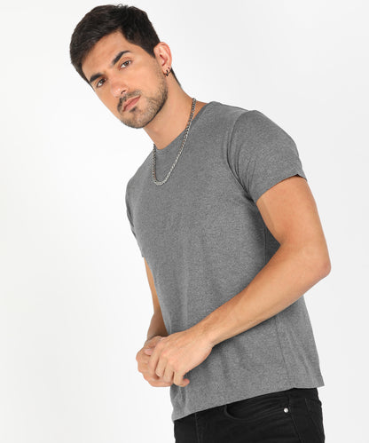 Recycled Fabric T-Shirt - 180 GSM for Men Grey 1