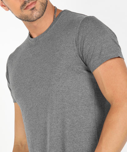 Recycled Fabric T-Shirt - 180 GSM for Men Grey 3