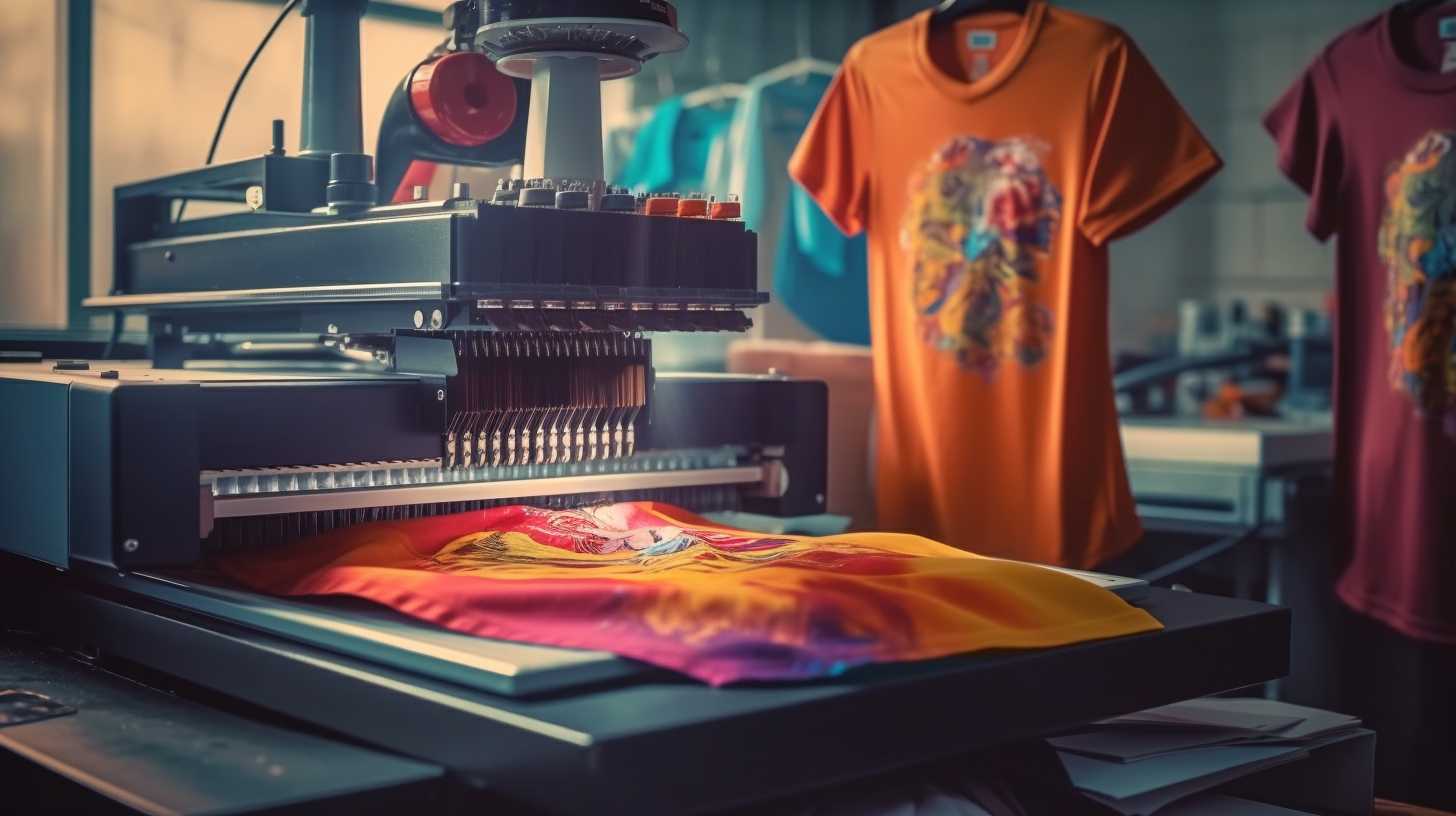 T-Shirt Printing Machine Print the t-shirt